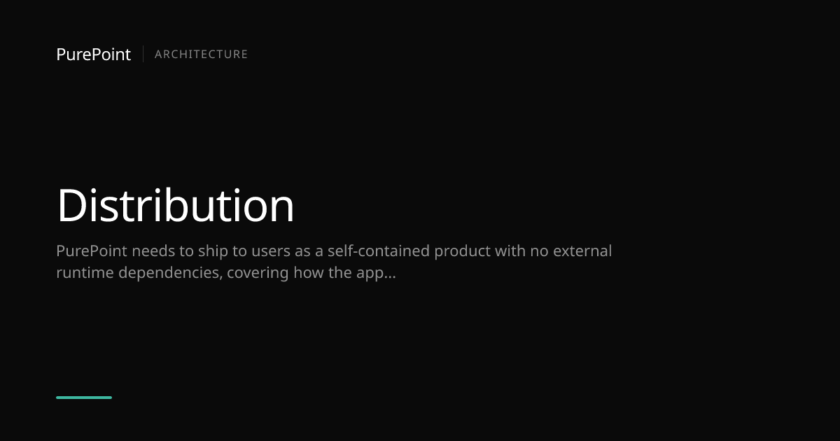 Distribution — PurePoint Docs — PurePoint